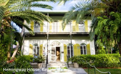 Hemingway house in Key West